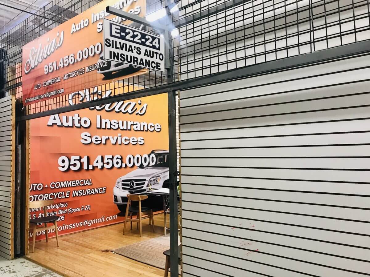 E-22 Silvia's Auto Insurance Services - Anaheim Indoor Marketplace