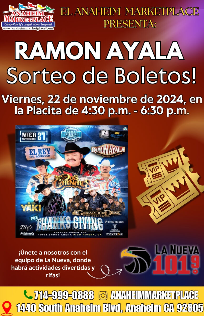 Ramon Ayala Giveaway Spanish