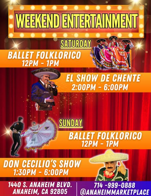 Weekend Entertainment in Anaheim